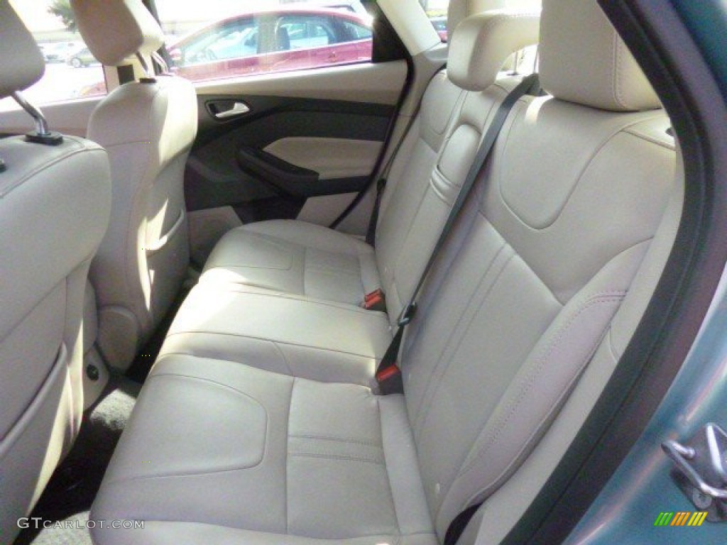 2012 Focus SEL Sedan - Frosted Glass Metallic / Stone photo #11