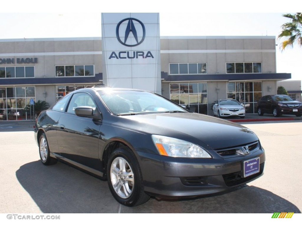 2006 Accord EX-L Coupe - Graphite Pearl / Black photo #1