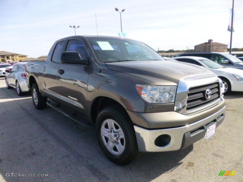 2008 Tundra SR5 Double Cab - Pyrite Mica / Beige photo #3