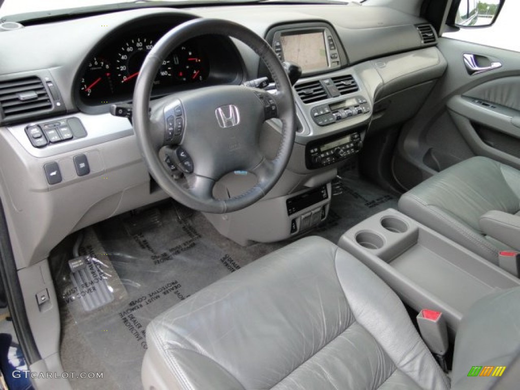 Gray Interior 2009 Honda Odyssey EX-L Photo #89395530