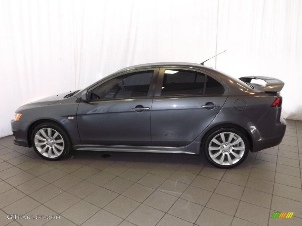 Graphite Gray Pearl 2009 Mitsubishi Lancer GTS Exterior Photo #89396103