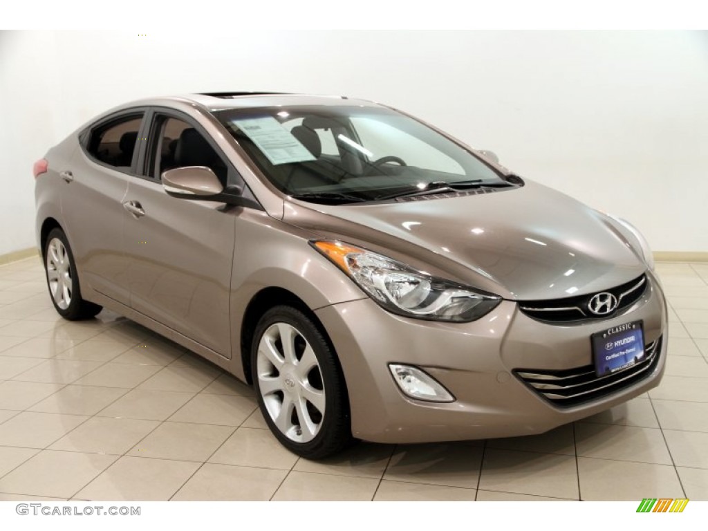 2012 Elantra Limited - Desert Bronze / Black photo #1