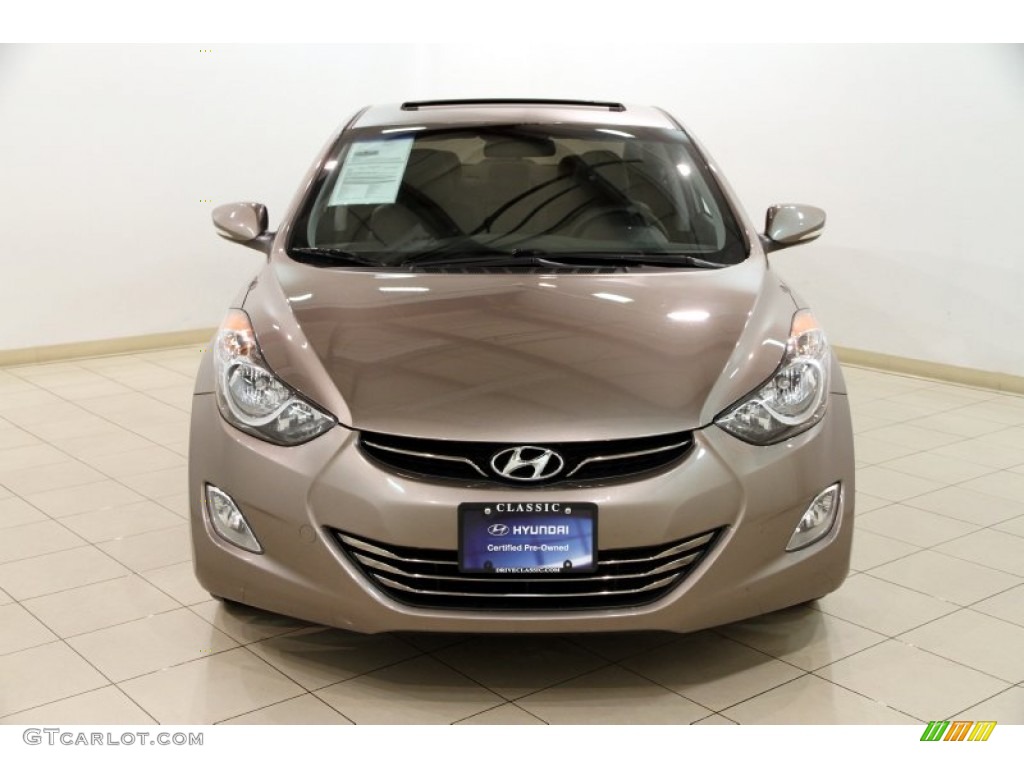 2012 Elantra Limited - Desert Bronze / Black photo #2