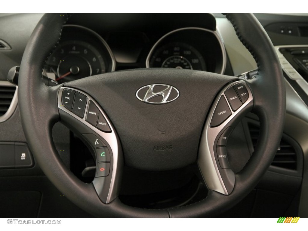 2012 Elantra Limited - Desert Bronze / Black photo #6