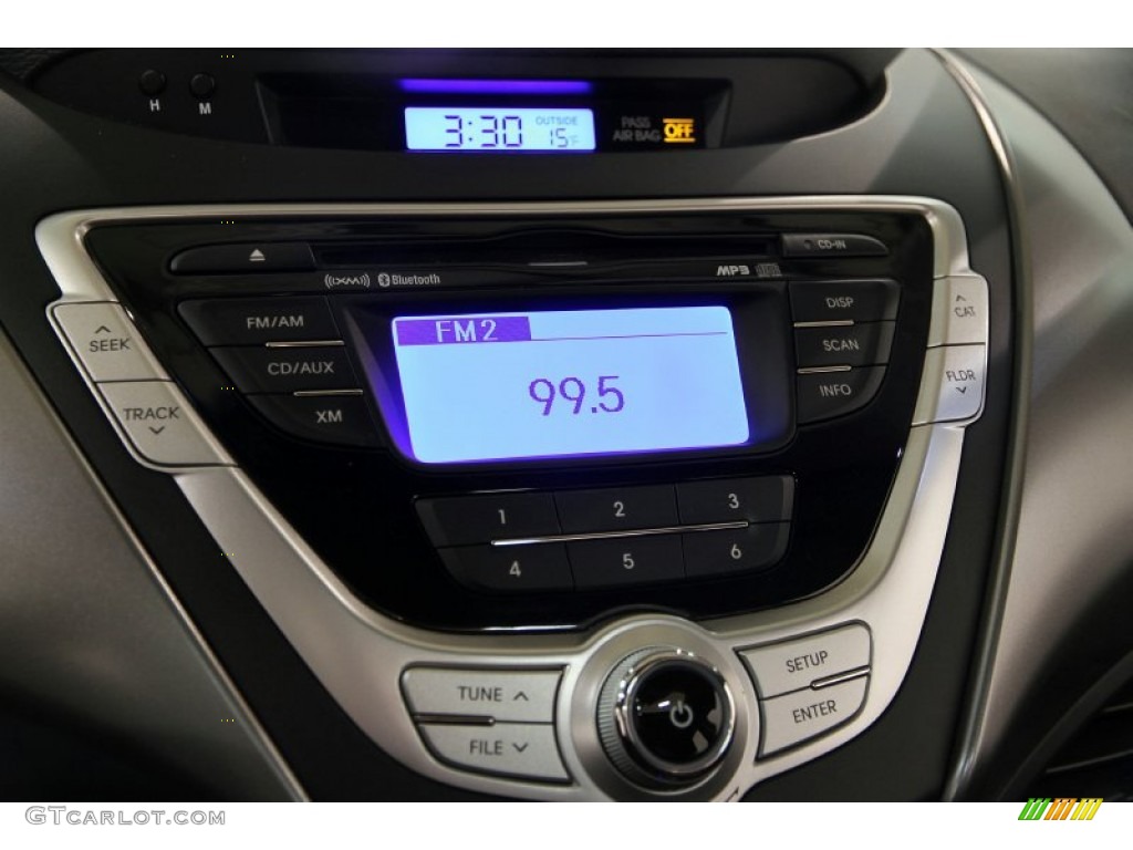 2012 Elantra Limited - Desert Bronze / Black photo #9
