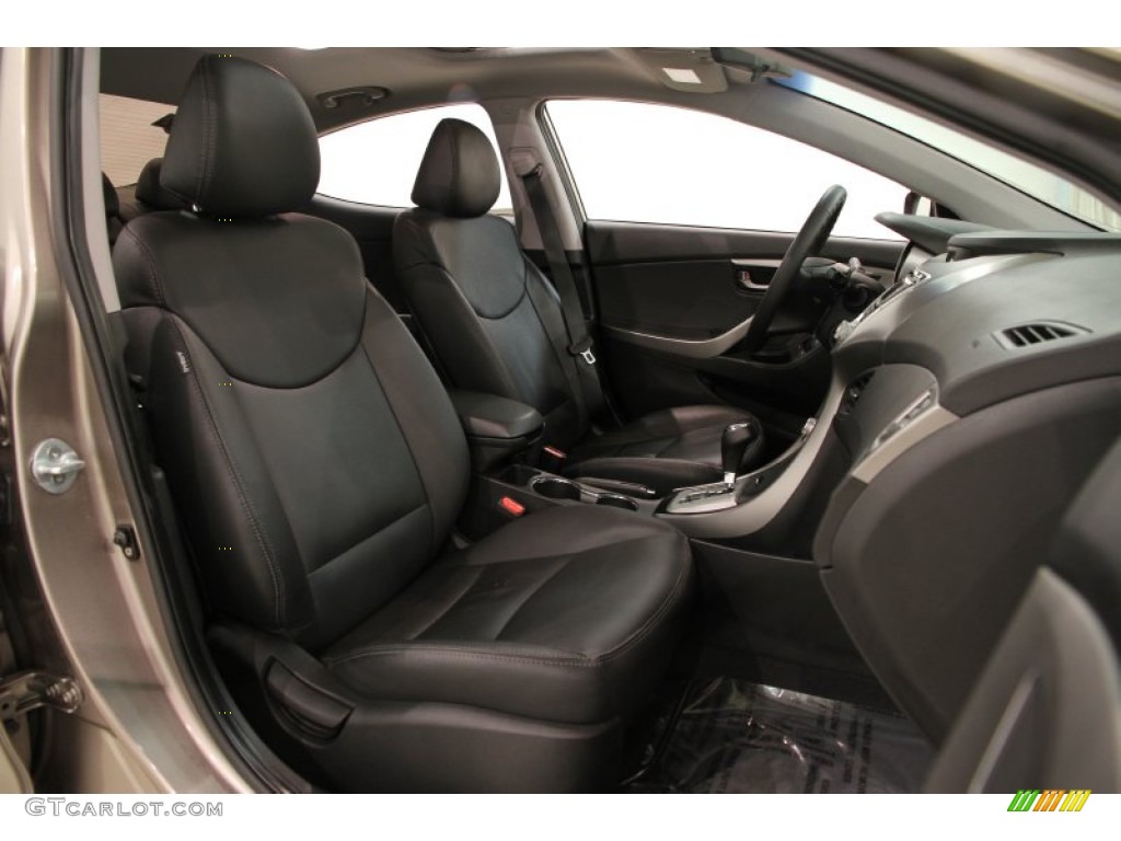 2012 Elantra Limited - Desert Bronze / Black photo #12
