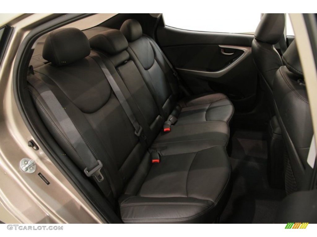 2012 Elantra Limited - Desert Bronze / Black photo #13