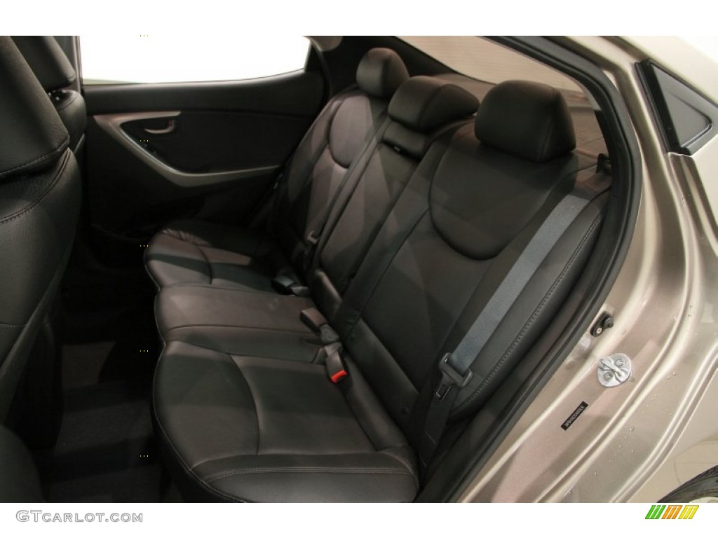 2012 Elantra Limited - Desert Bronze / Black photo #14