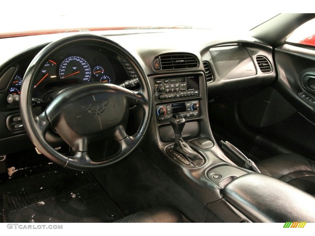 1999 Chevrolet Corvette Coupe Black Dashboard Photo #89397024