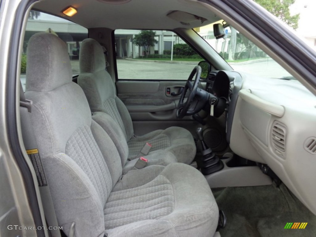 1998 S10 LS Regular Cab - Pewter Metallic / Beige photo #11