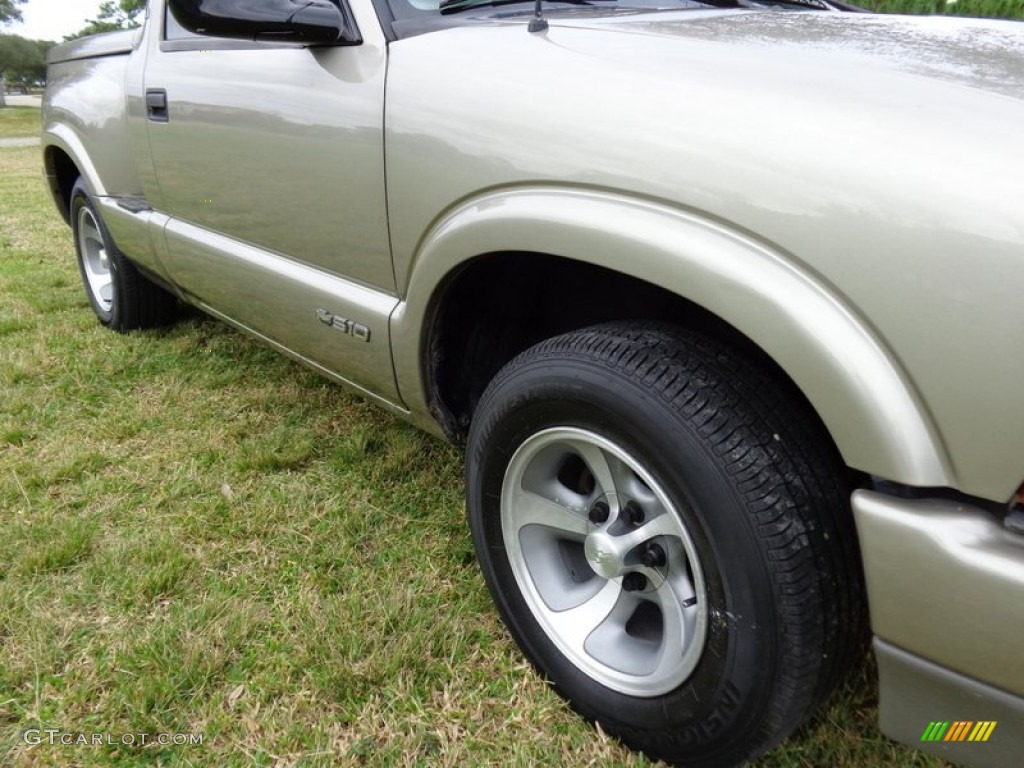 1998 S10 LS Regular Cab - Pewter Metallic / Beige photo #28