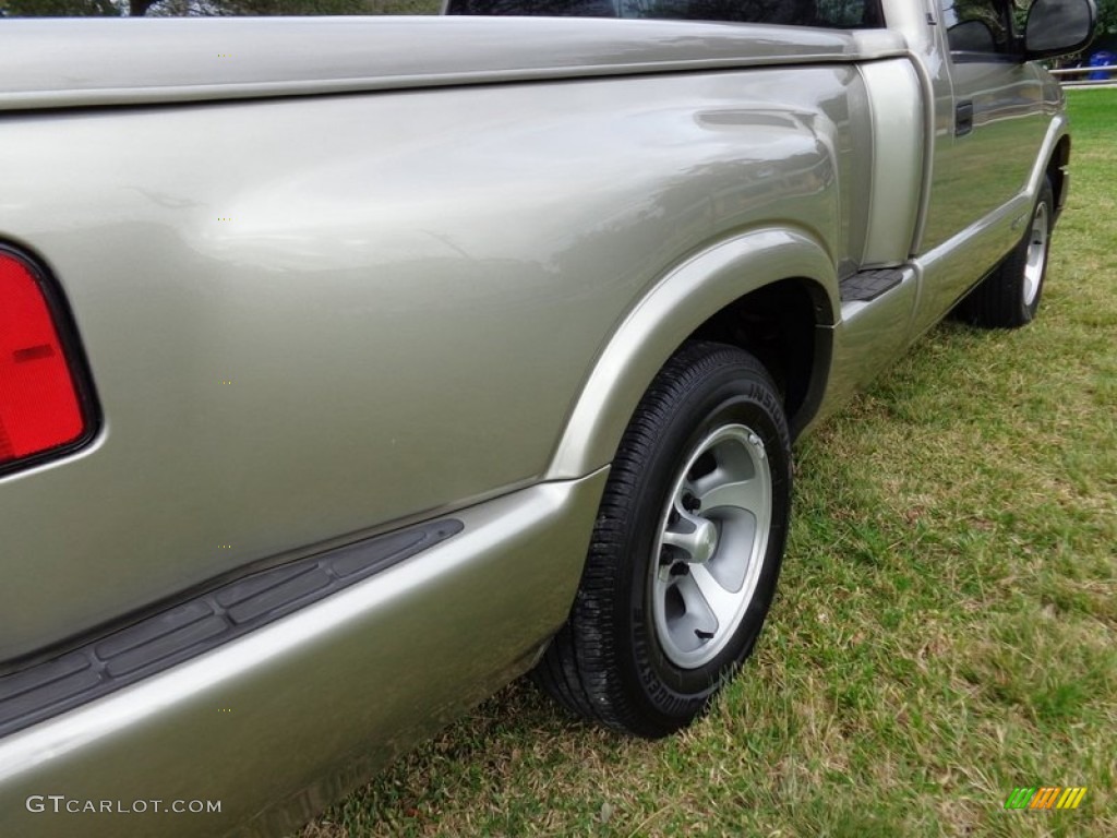 1998 S10 LS Regular Cab - Pewter Metallic / Beige photo #30