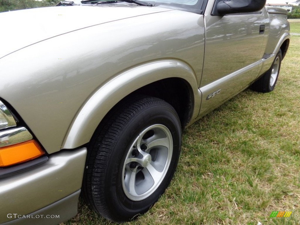 1998 S10 LS Regular Cab - Pewter Metallic / Beige photo #32