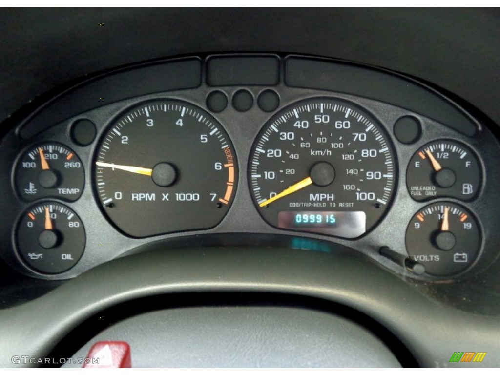 1998 Chevrolet S10 LS Regular Cab Gauges Photo #89398275