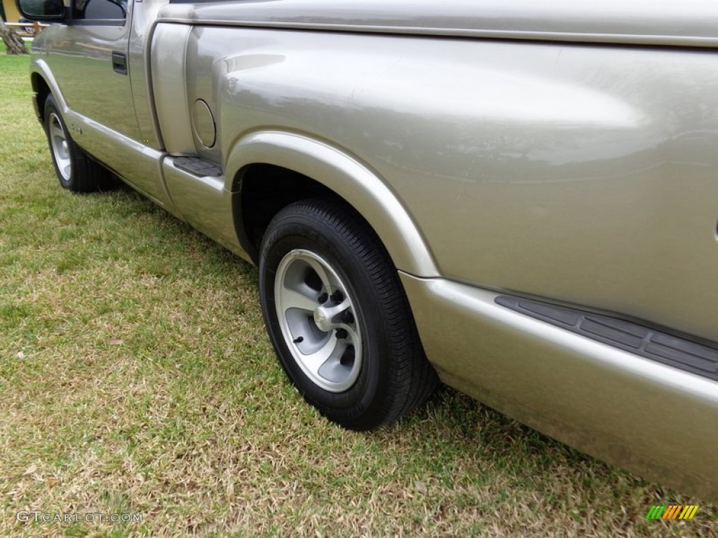1998 S10 LS Regular Cab - Pewter Metallic / Beige photo #34