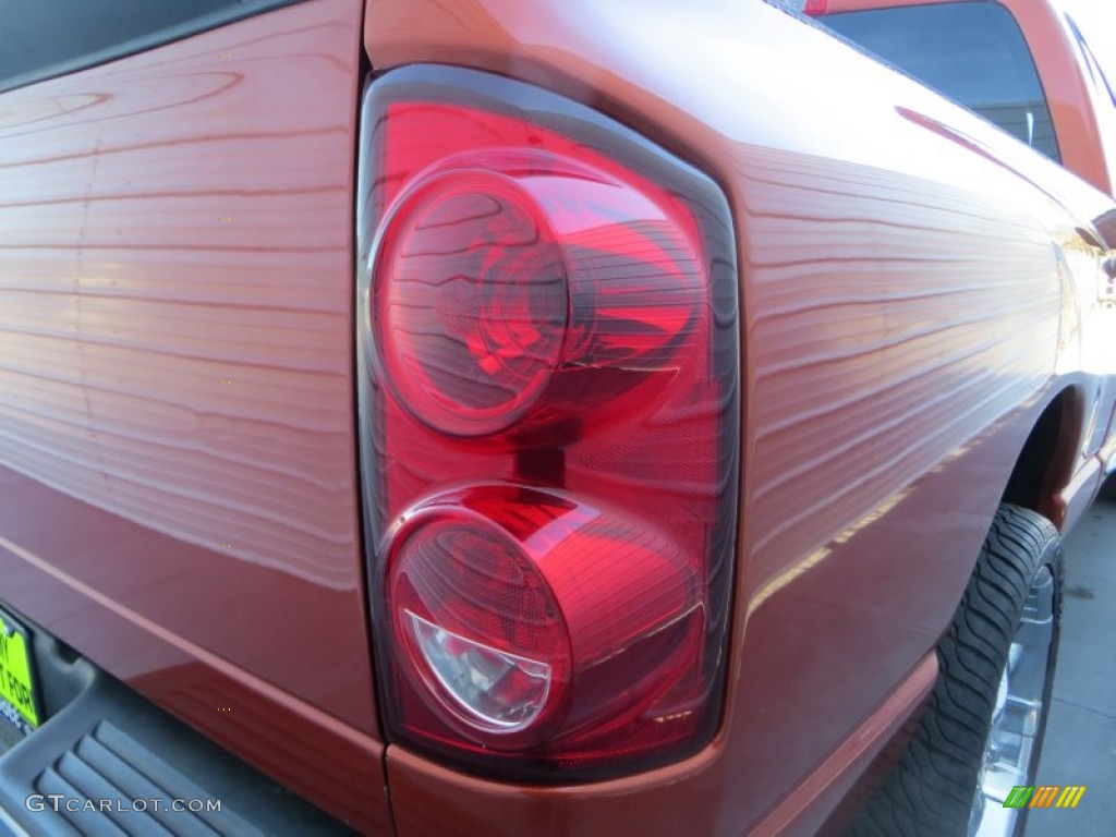 2008 Ram 1500 SLT Quad Cab - Sunburst Orange Pearl / Medium Slate Gray photo #19