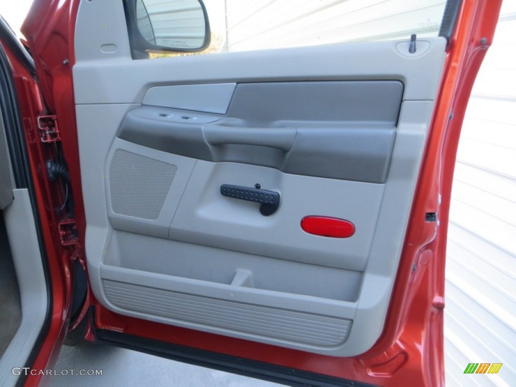 2008 Ram 1500 SLT Quad Cab - Sunburst Orange Pearl / Medium Slate Gray photo #27