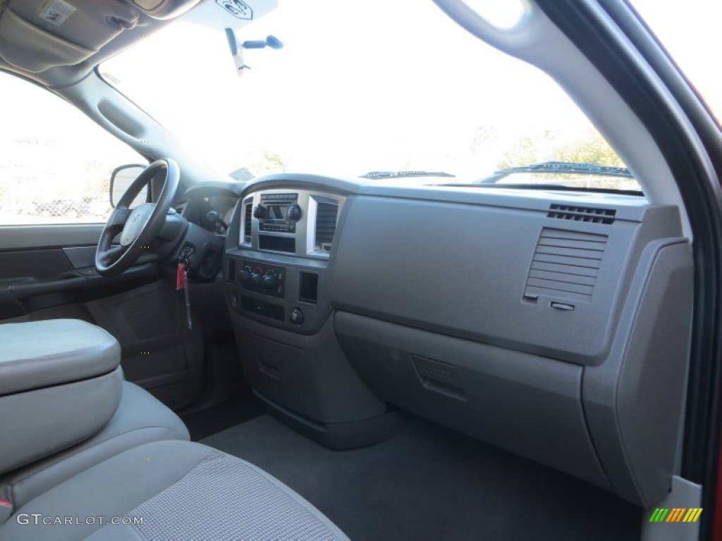 2008 Ram 1500 SLT Quad Cab - Sunburst Orange Pearl / Medium Slate Gray photo #28