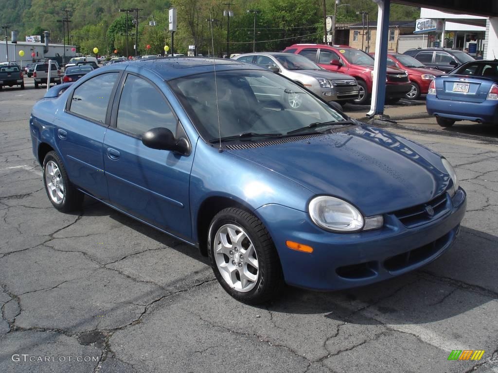 2002 Neon SXT - Atlantic Blue Pearl / Dark Slate Gray photo #18