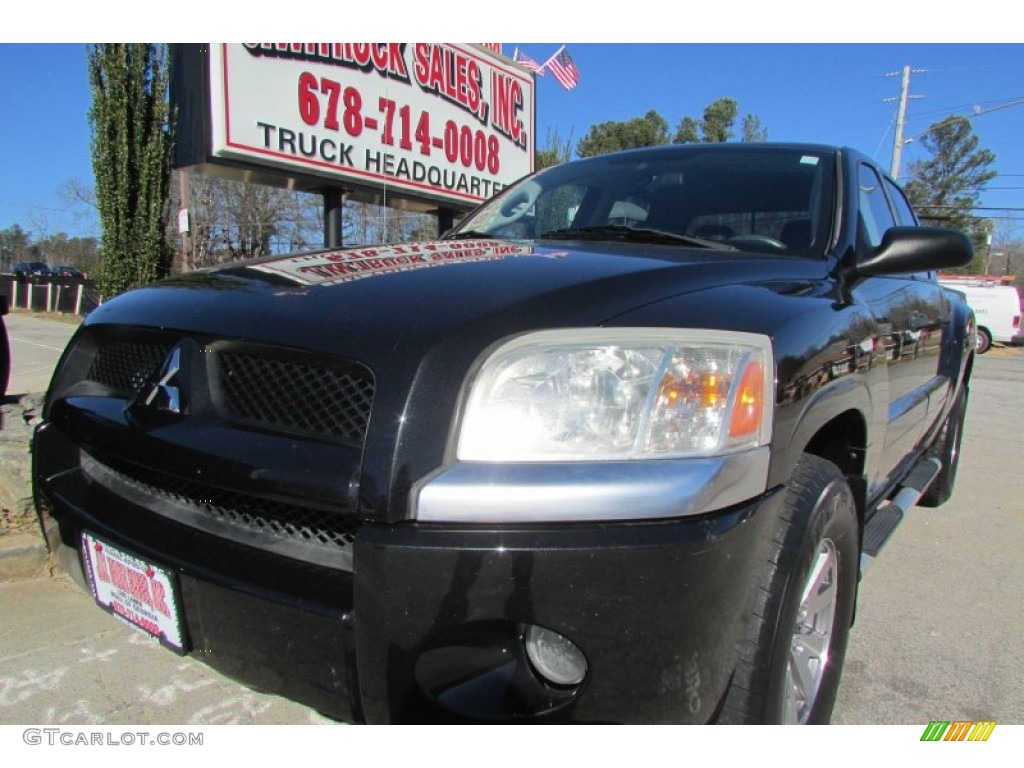2007 Raider LS Double Cab - Brilliant Black / Slate photo #2
