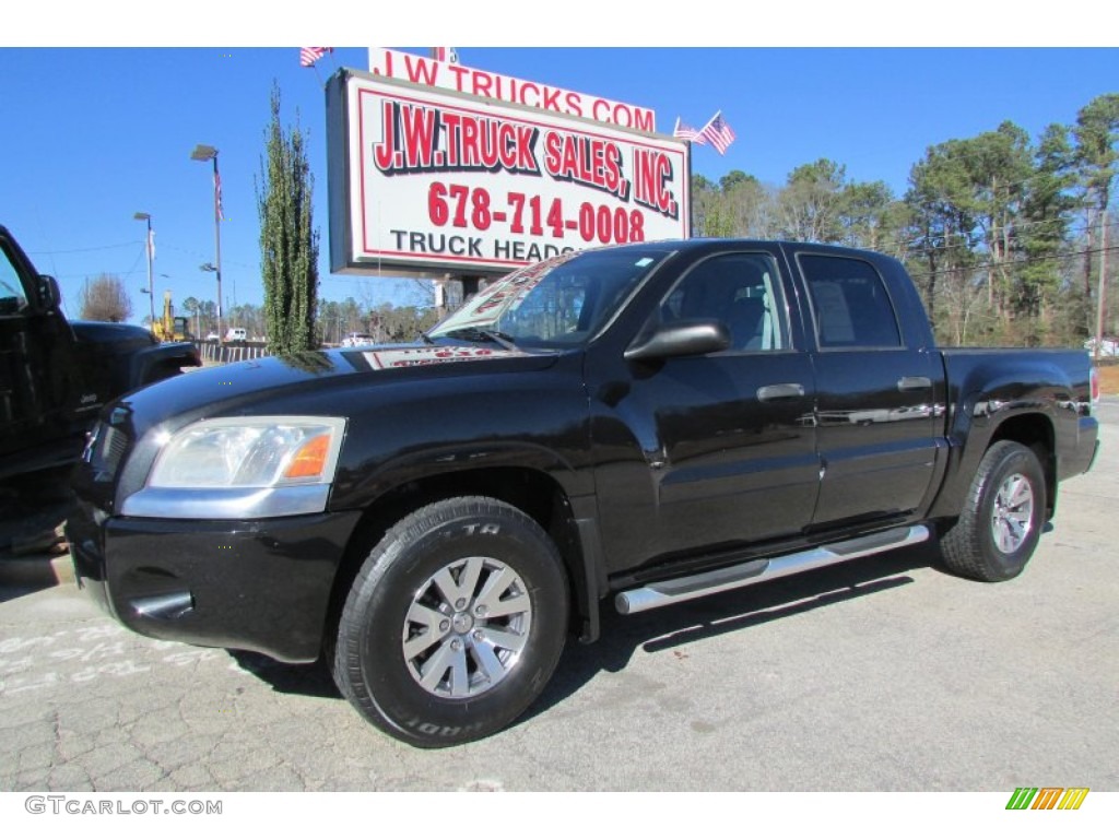 2007 Raider LS Double Cab - Brilliant Black / Slate photo #3