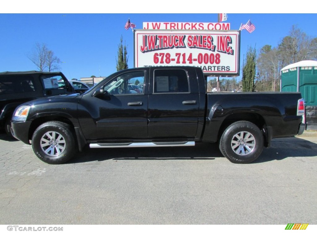 2007 Raider LS Double Cab - Brilliant Black / Slate photo #4