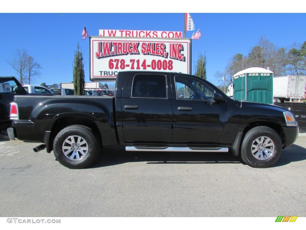 2007 Raider LS Double Cab - Brilliant Black / Slate photo #10