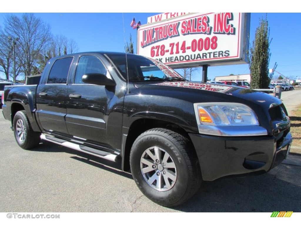 2007 Raider LS Double Cab - Brilliant Black / Slate photo #11