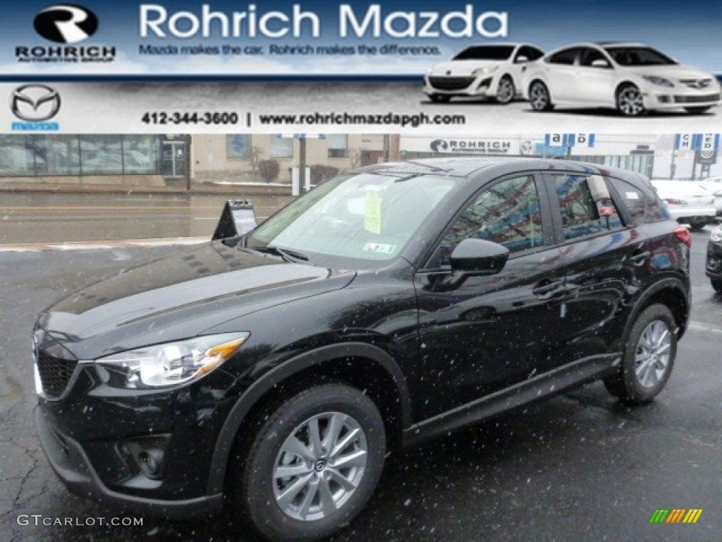 2014 CX-5 Touring AWD - Jet Black Mica / Black photo #1