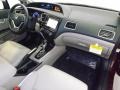 Beige 2014 Honda Civic EX Sedan Dashboard
