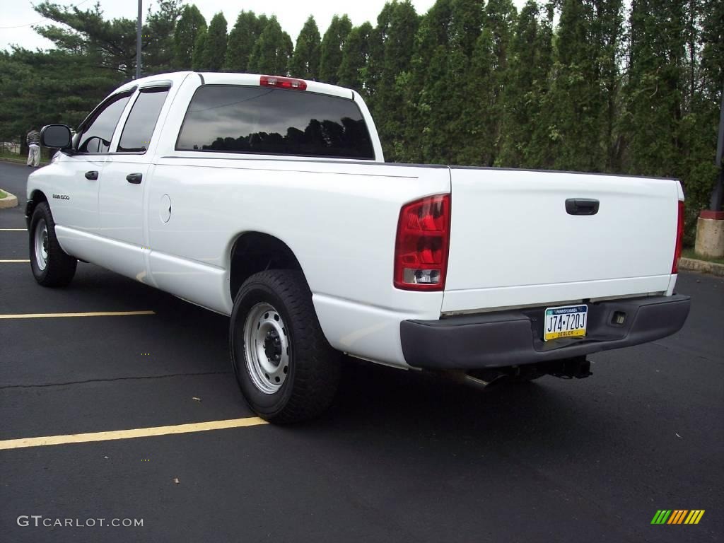 2003 Ram 1500 ST Quad Cab - Bright White / Taupe photo #13