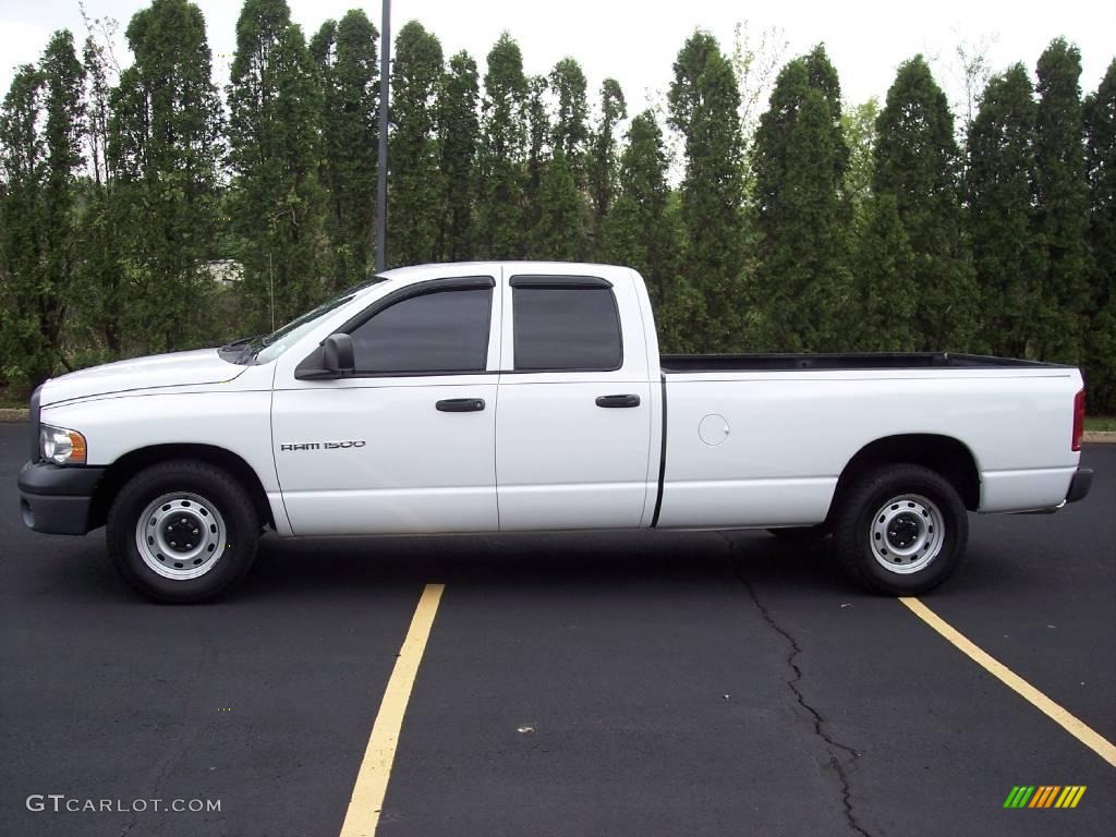 2003 Ram 1500 ST Quad Cab - Bright White / Taupe photo #15