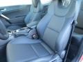 2013 Hyundai Genesis Coupe Black Leather Interior Front Seat Photo