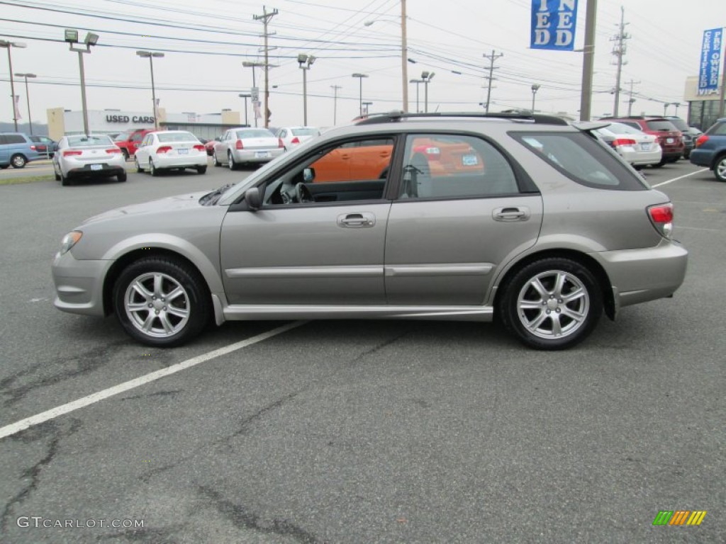 2006 Impreza Outback Sport Wagon - Steel Gray Metallic / Graphite Gray photo #9