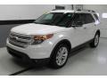 2012 White Suede Ford Explorer XLT  photo #3