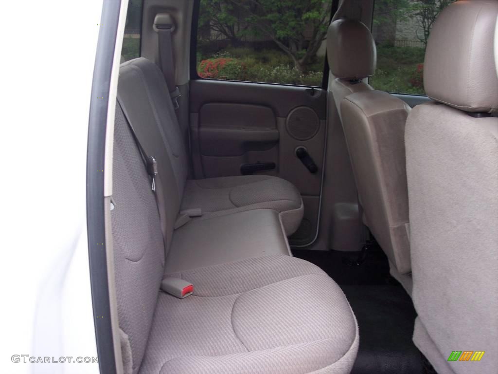 2003 Ram 1500 ST Quad Cab - Bright White / Taupe photo #41