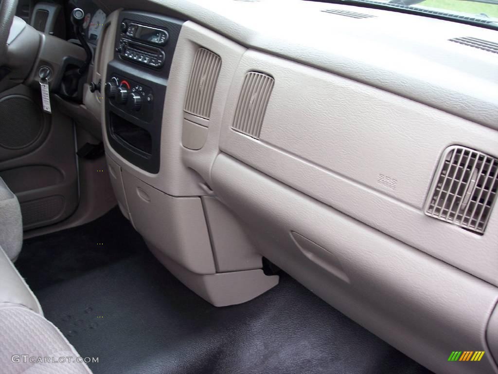 2003 Ram 1500 ST Quad Cab - Bright White / Taupe photo #45