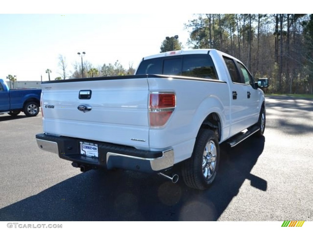 2014 F150 XLT SuperCrew - Oxford White / Steel Grey photo #5