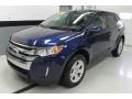 2012 Dark Blue Pearl Metallic Ford Edge SEL AWD  photo #3