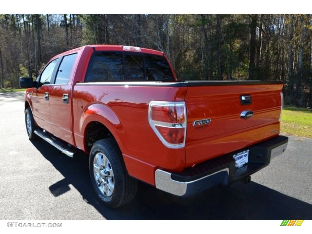 2014 F150 XLT SuperCrew - Race Red / Steel Grey photo #7