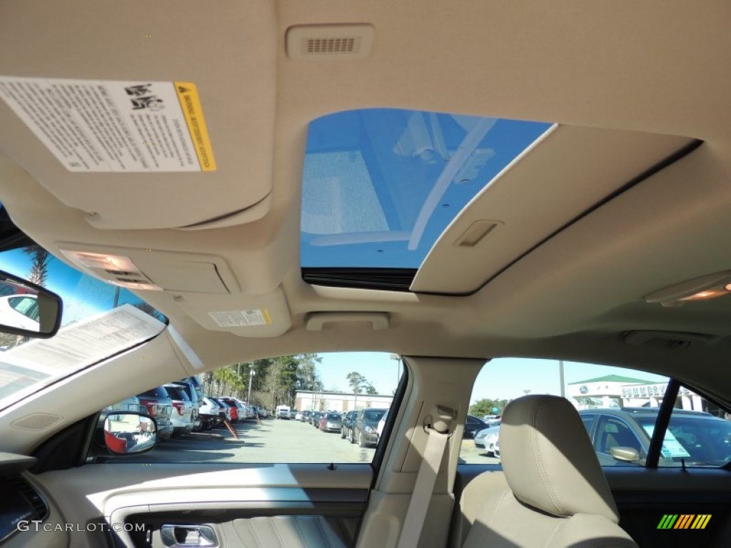 2012 Taurus SEL - Red Candy Metallic / Light Stone photo #4