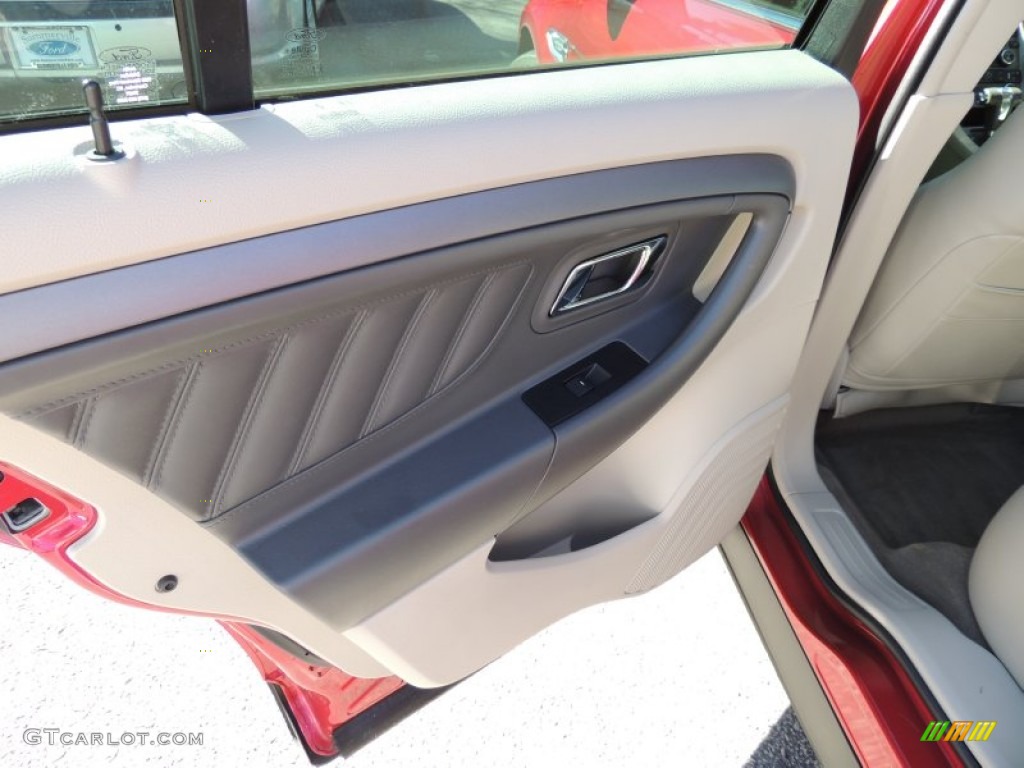 2012 Taurus SEL - Red Candy Metallic / Light Stone photo #8