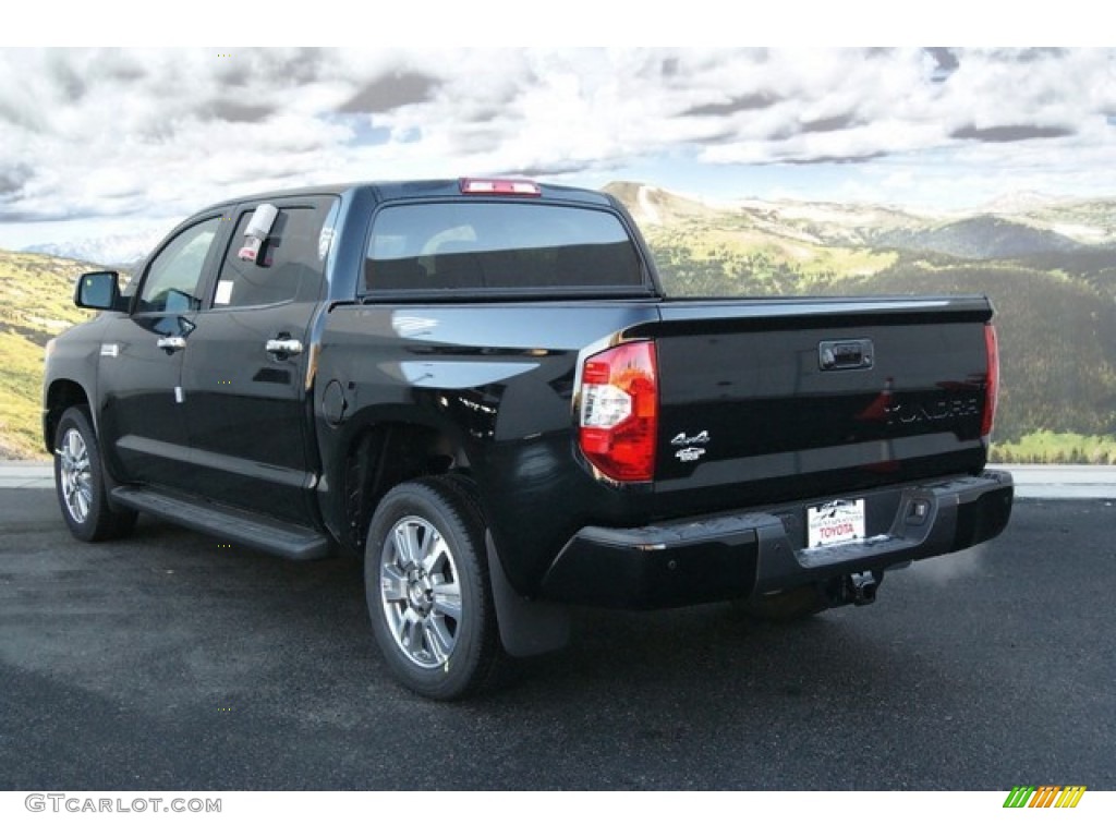 2014 Tundra Platinum Crewmax 4x4 - Black / Black photo #3