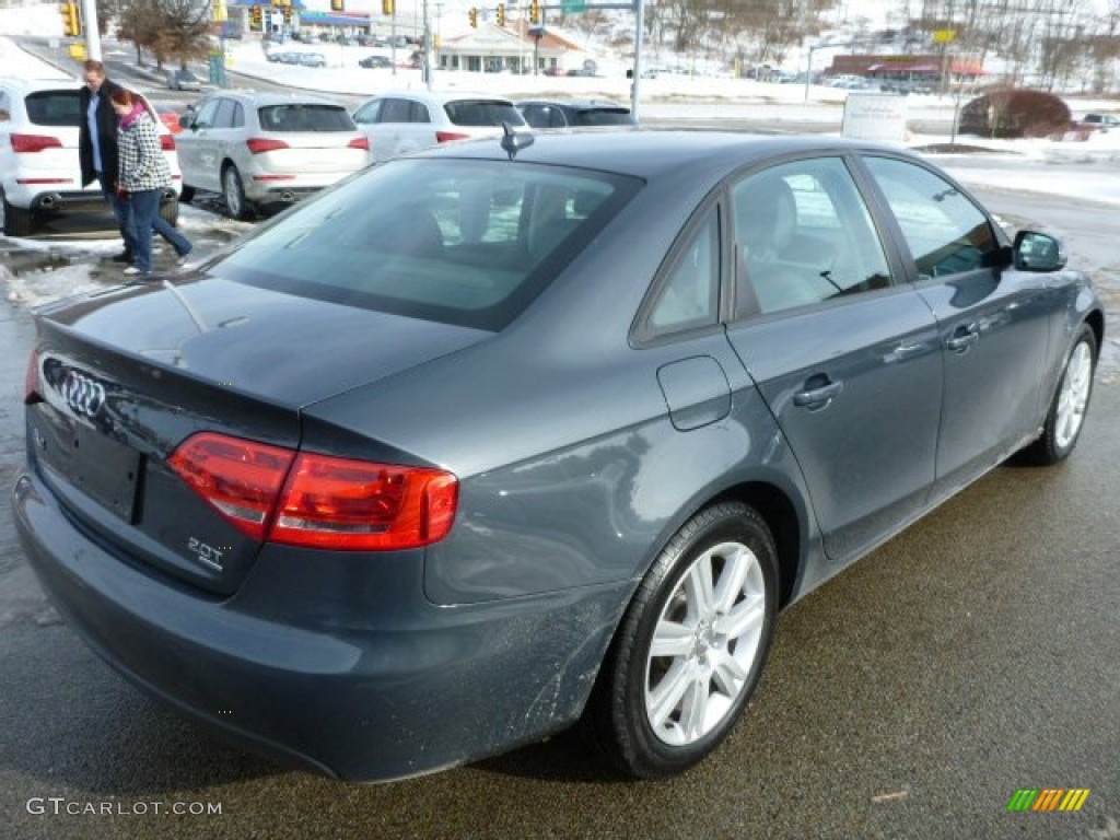 2011 A4 2.0T quattro Sedan - Meteor Grey Pearl / Black photo #5