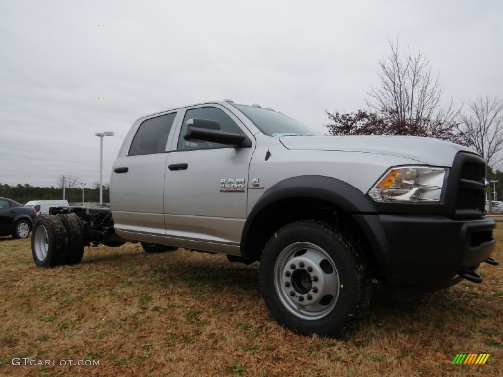 Bright Silver Metallic 2014 Ram 4500 Tradesman Crew Cab 4x4 Chassis Exterior Photo #89411855