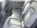 2011 Audi Q7 Black Interior Rear Seat Photo