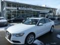 2014 Glacier White Metallic Audi A6 3.0T quattro Sedan  photo #1