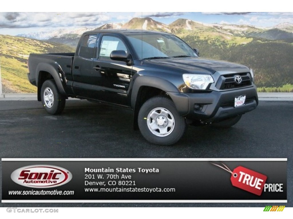 2014 Tacoma Access Cab 4x4 - Black / Graphite photo #1