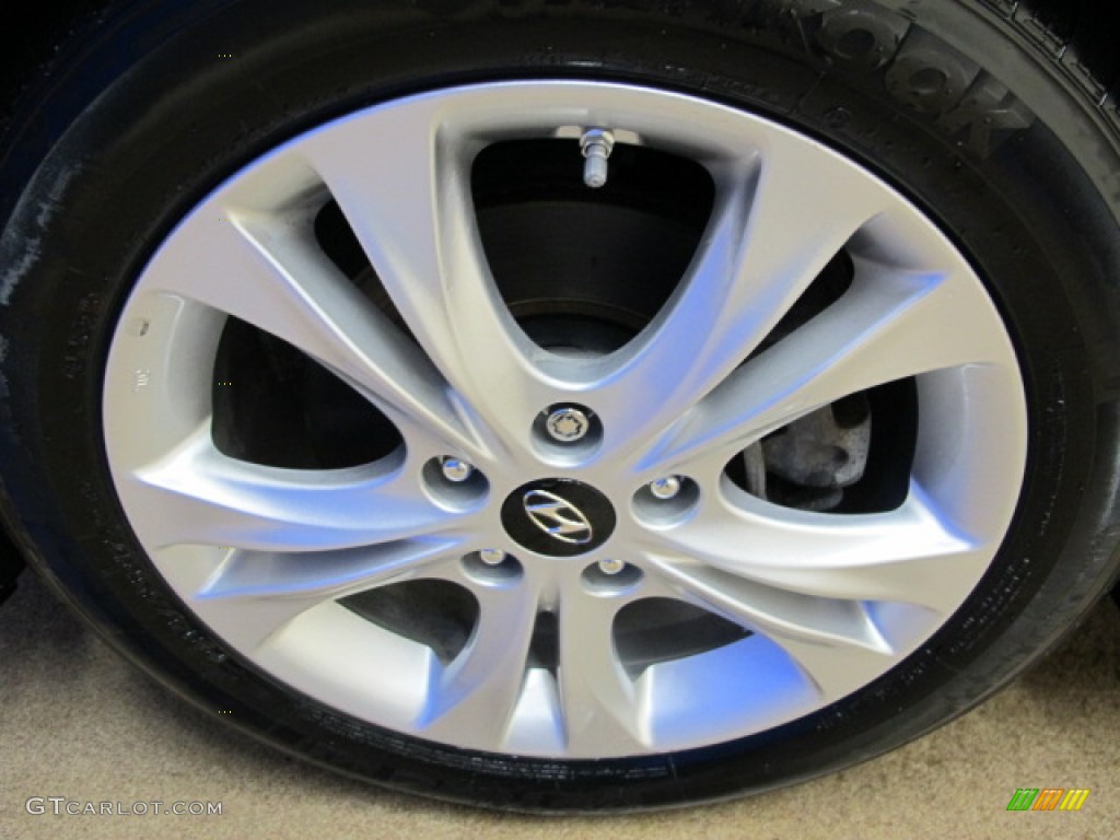 2011 Sonata Limited 2.0T - Midnight Black / Gray photo #11