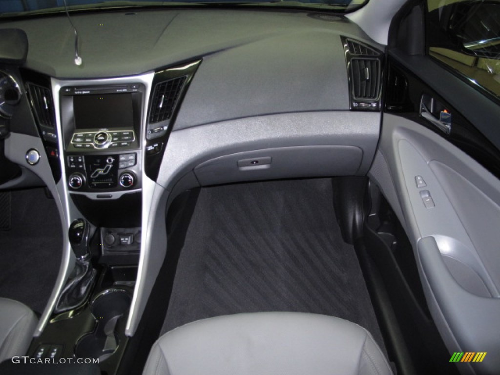 2011 Sonata Limited 2.0T - Midnight Black / Gray photo #22